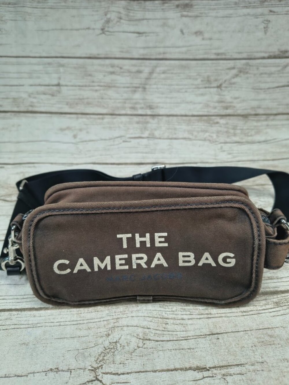 The Marc Jacobs Brown Canvas Camera Bag Crossbody